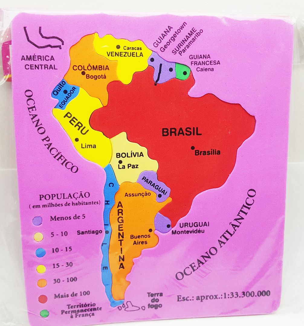 Mapa Geografico Do Continente De America Do Sul Dos Desenhos Animados Images 5562